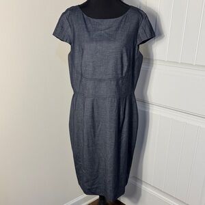 ANTONIO MELANI  Midi Dress Jean Blue